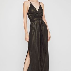 bcbg faux wrap jumpsuit